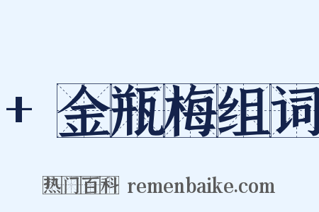 +金瓶梅组词是什么意思的图片